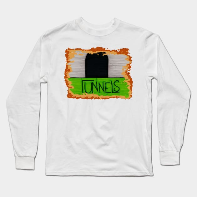 Tunnels (Single Tunnel) w/ Border Long Sleeve T-Shirt by Twintertainment
